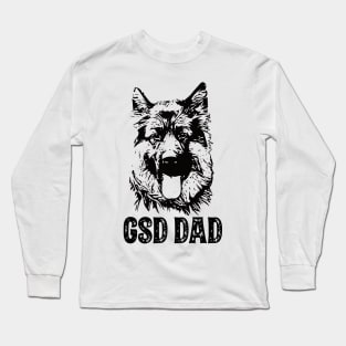 GSD Dad German Shepherd Dog Long Sleeve T-Shirt